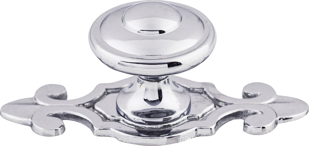 Top Knobs Canterbury Series 1-1/4"L Knob, Polished Chrome