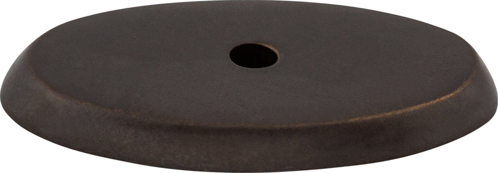 Top Knobs Aspen Backplates Series 1-3/4"L Oval, Medium Bronze