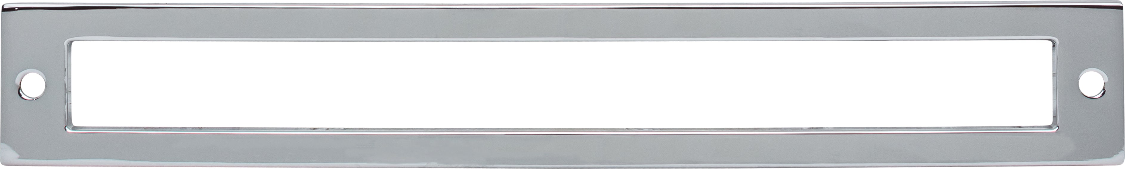 Top Knobs Hollin Series 7-9/16"(192mm) CC Backplate, Polished Chrome