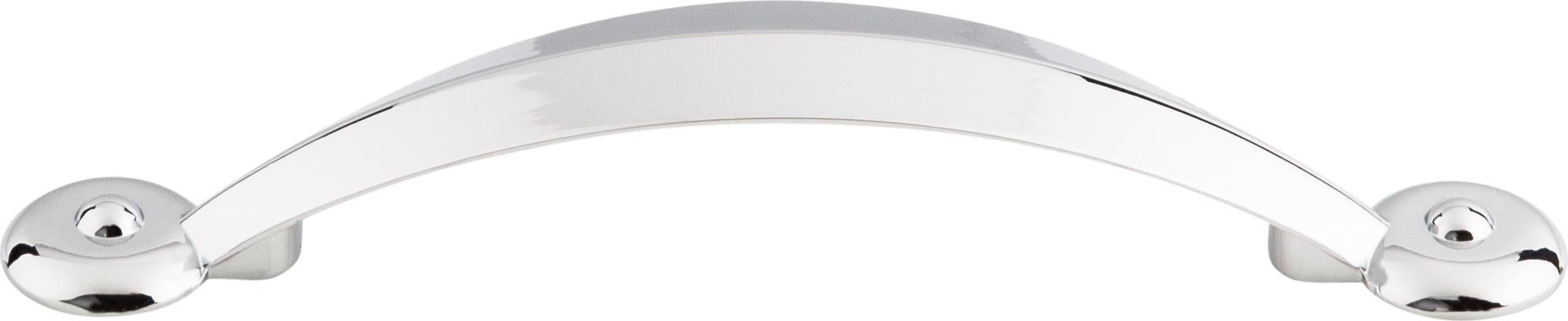 Top Knobs Angle Series 3-3/4"(95mm) CC Pull, Polished Chrome