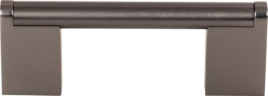 Top Knobs Princetonian Series 3"(76mm) CC Bar Pull, Ash Gray