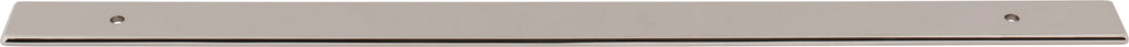 Top Knobs Radcliffe Series 12"(304mm) CC Backplate, Polished Nickel