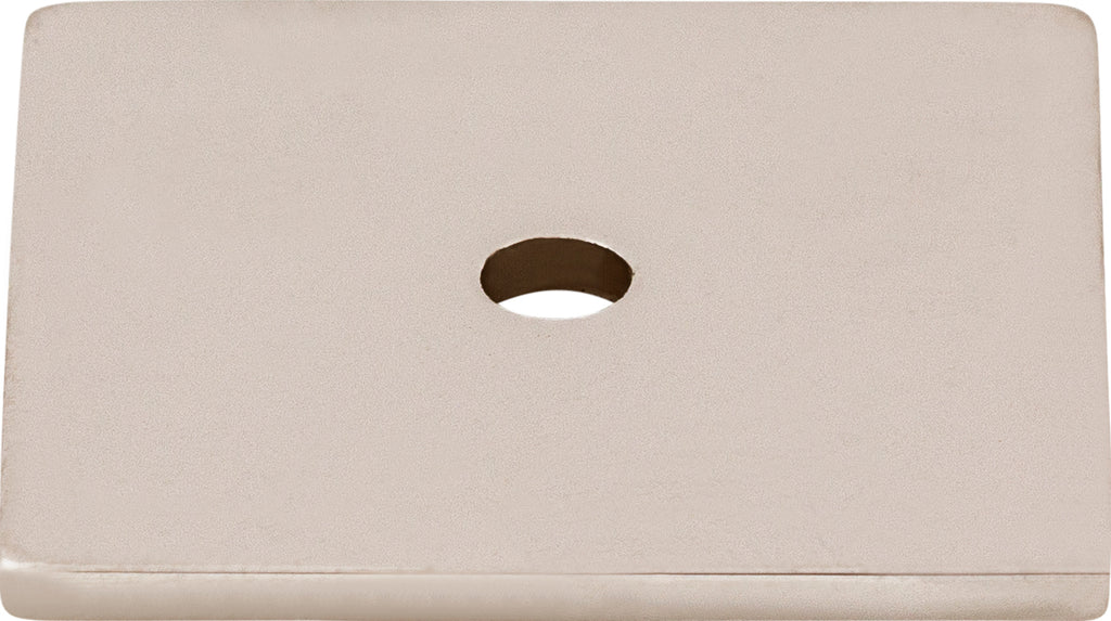 Top Knobs Square Series 1-1/4"L Backplate, Polished Nickel