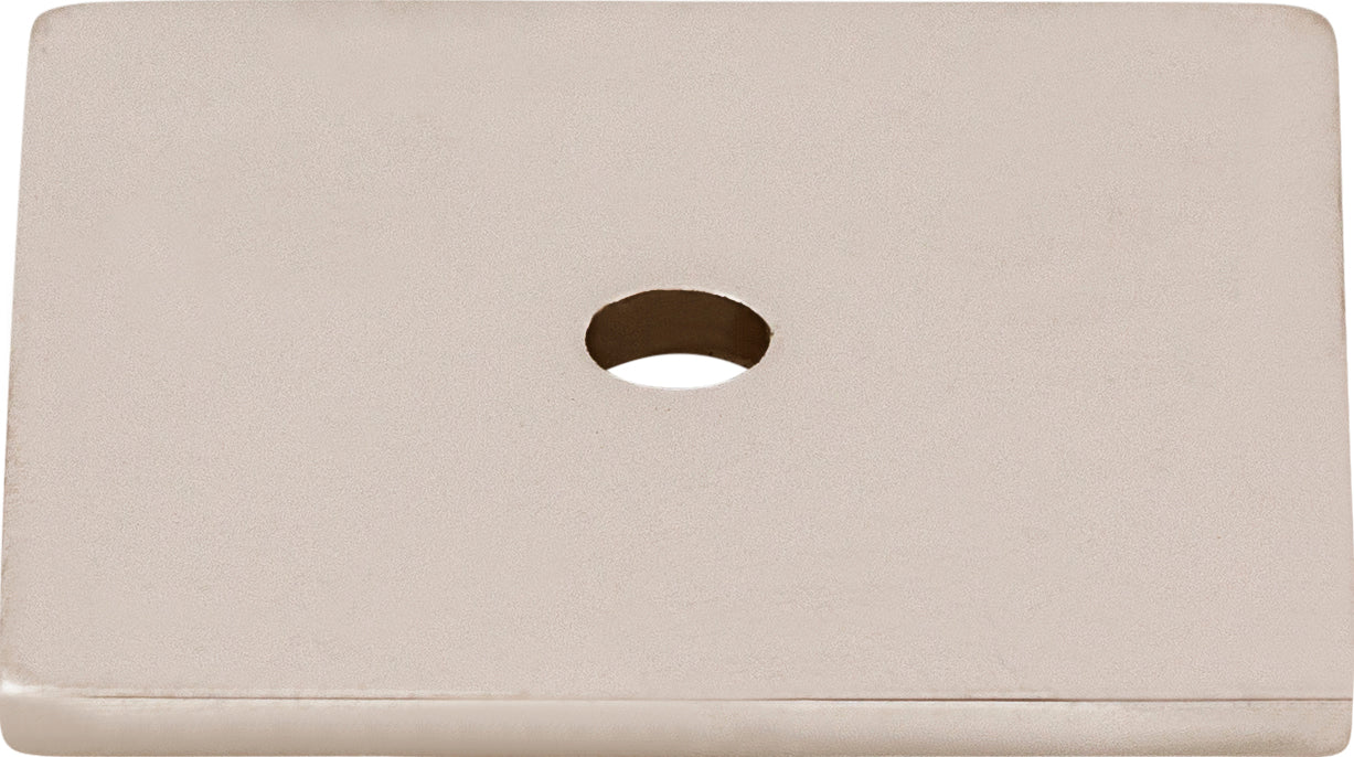Top Knobs Square Series 1-1/4"L Backplate, Polished Nickel