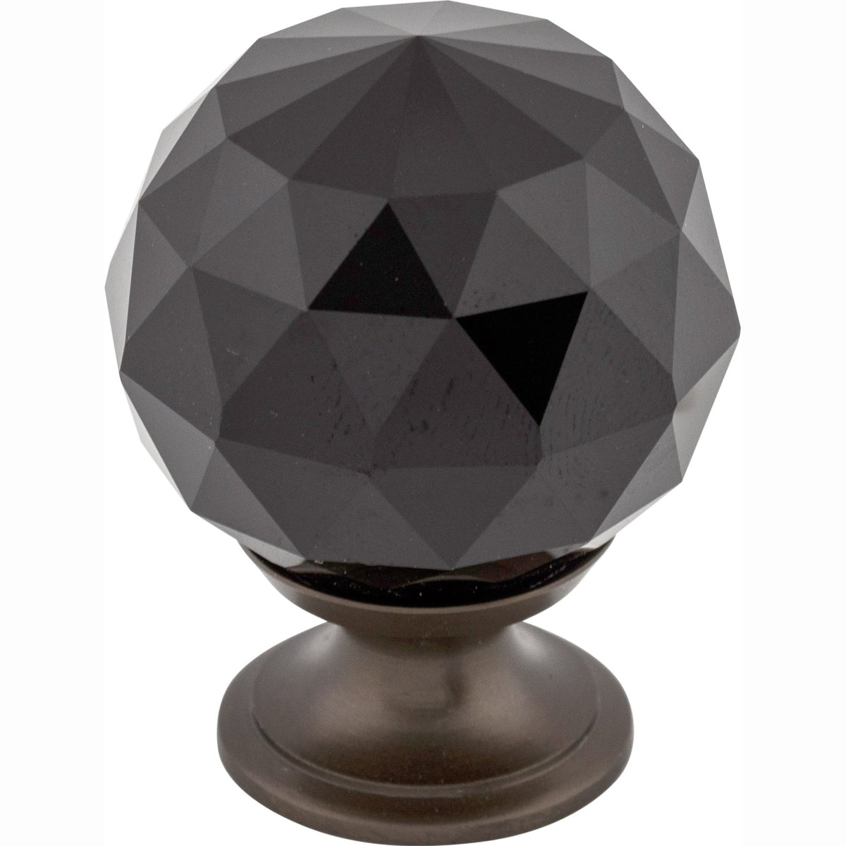 Top Knobs Black Crystal Series 1-3/8"L Knob, 