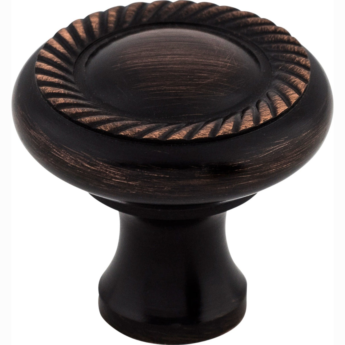 Top Knobs Swirl Cut Series 1-1/4"L Knob, Tuscan Bronze