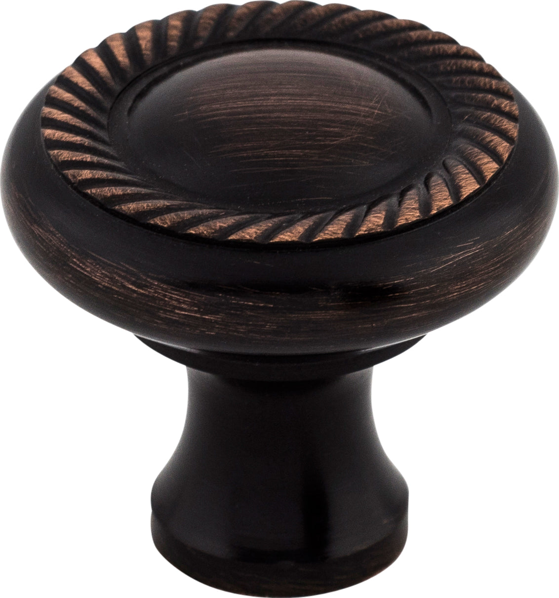 Top Knobs Swirl Cut Series 1-1/4"L Knob, Tuscan Bronze