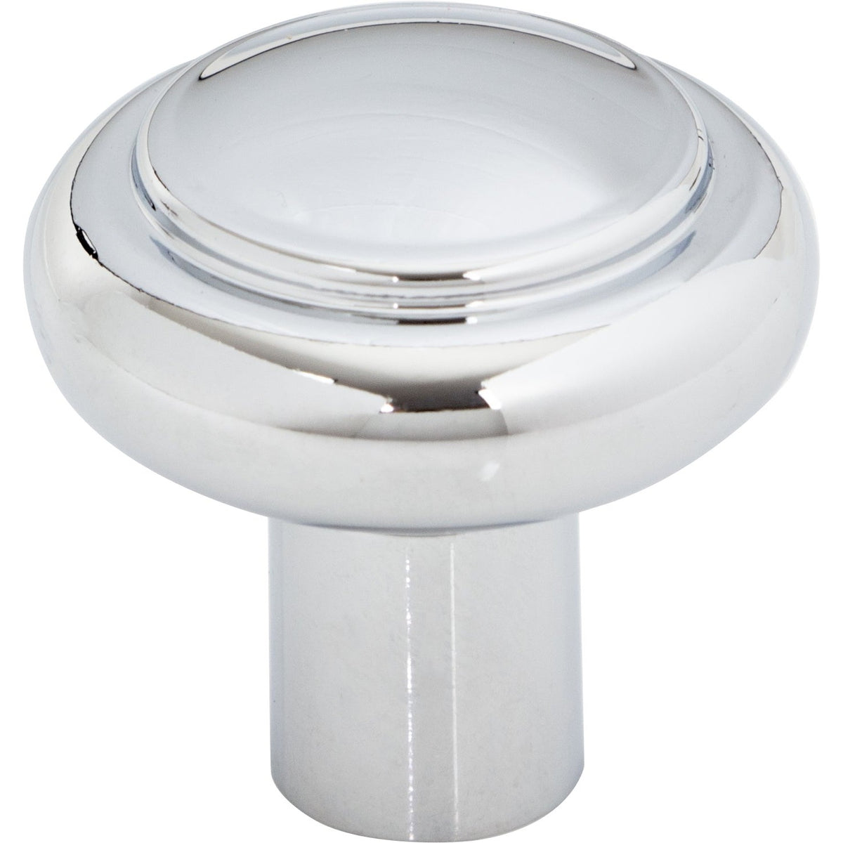Top Knobs Clarence Series 1-1/4"L Knob, Polished Chrome