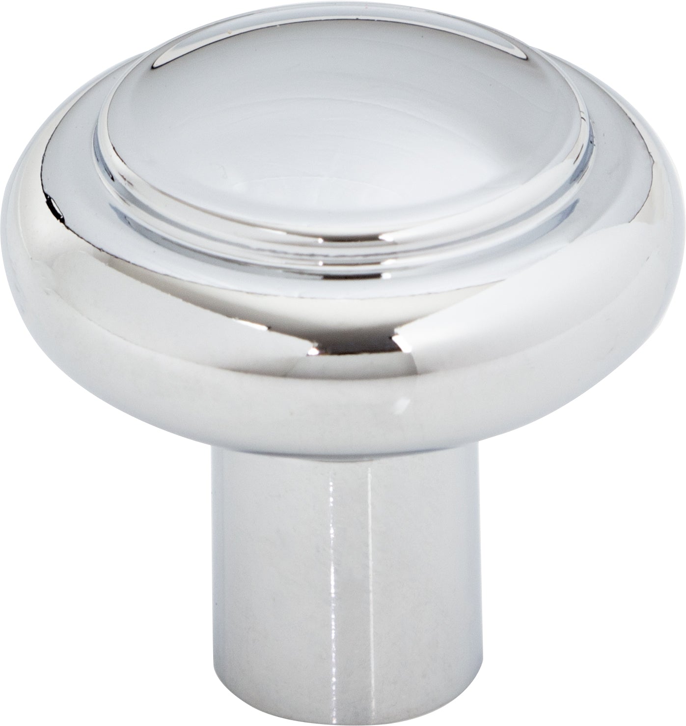 Top Knobs Clarence Series 1-1/4"L Knob, Polished Chrome