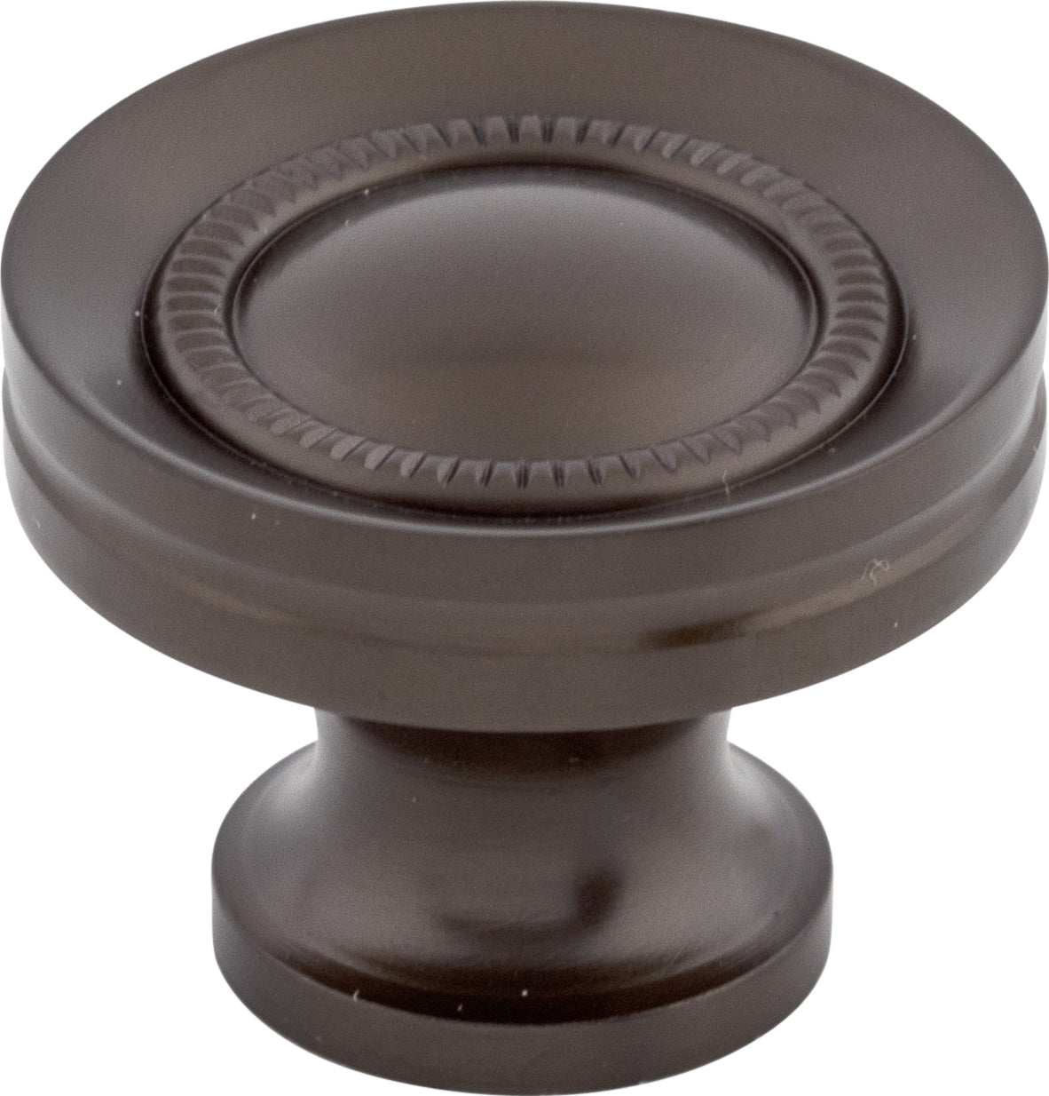 Top Knobs Button Faced Series 1-1/4"L Knob, Oil Rubbed Bronze