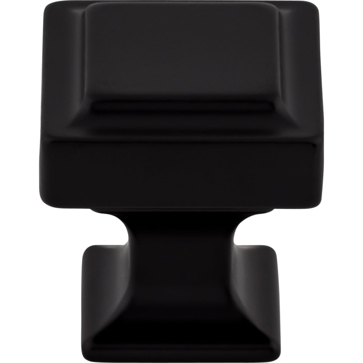 Top Knobs Ascendra Series 1-1/8"L Knob, Flat Black