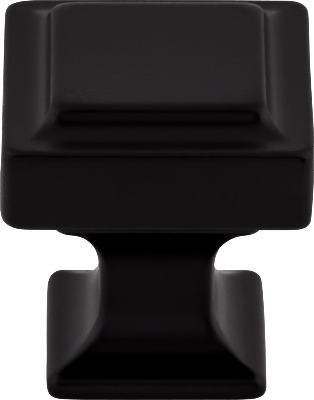 Top Knobs Ascendra Series 1-1/8"L Knob, Flat Black
