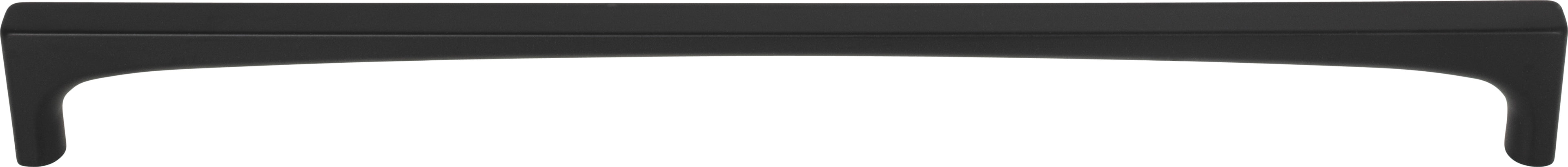 Top Knobs Riverside Series 12"(304mm) CC Pull, Flat Black