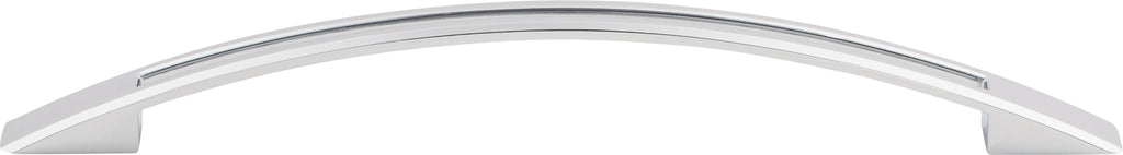Top Knobs Tango Series 7-1/2"(191mm) CC Cut Out Pull, Polished Chrome