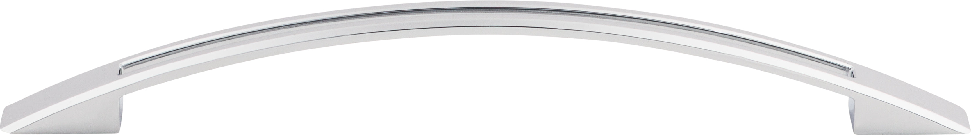 Top Knobs Tango Series 7-1/2"(191mm) CC Cut Out Pull, Polished Chrome