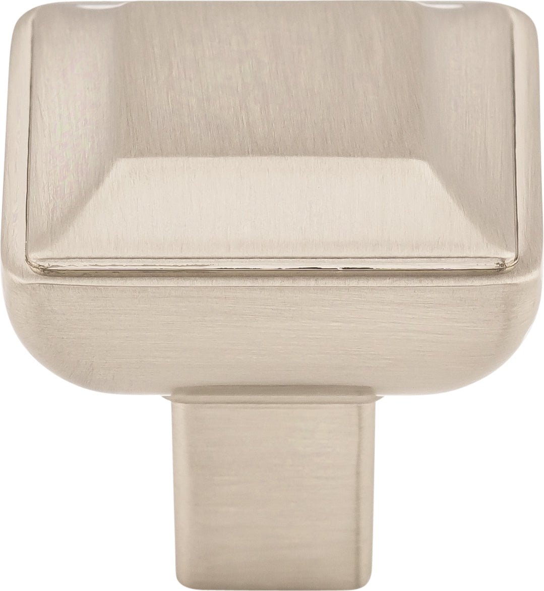 Top Knobs Podium Series 1-1/8"L Knob, Brushed Satin Nickel