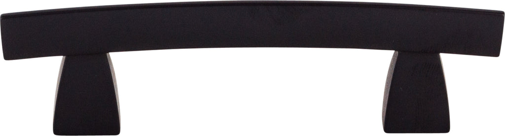 Top Knobs Arched Series 3"(76mm) CC Pull, Flat Black
