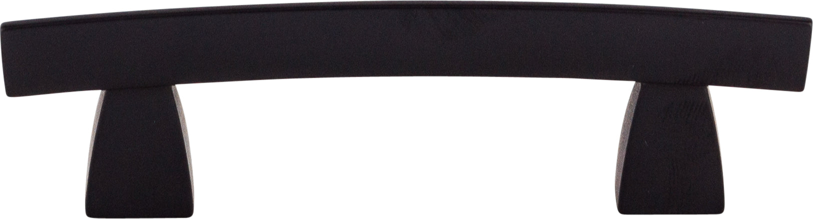 Top Knobs Arched Series 3"(76mm) CC Pull, Flat Black