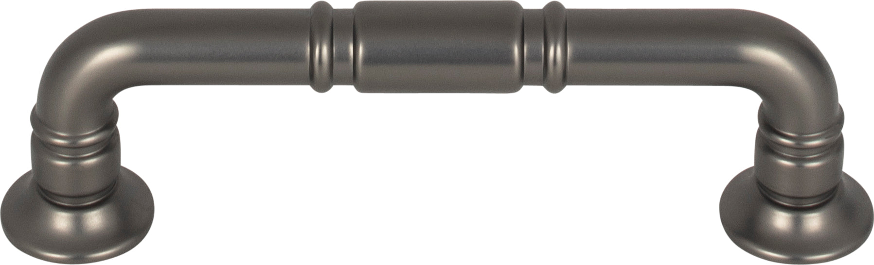 Top Knobs Kent Series 3-3/4"(95mm) CC Pull, Ash Gray