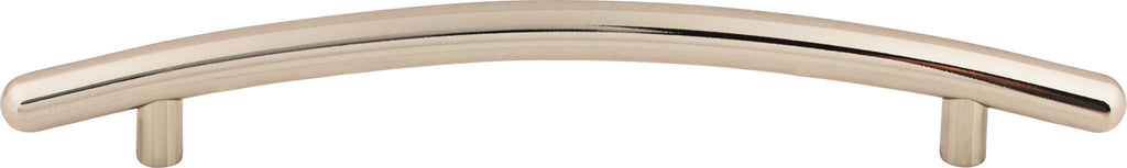 Top Knobs Curved Series 6-5/16"(160mm) CC Bar Pull, Polished Nickel