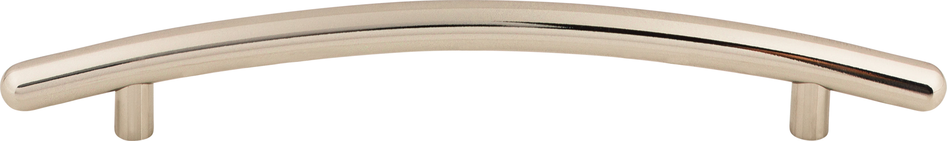 Top Knobs Curved Series 6-5/16"(160mm) CC Bar Pull, Polished Nickel