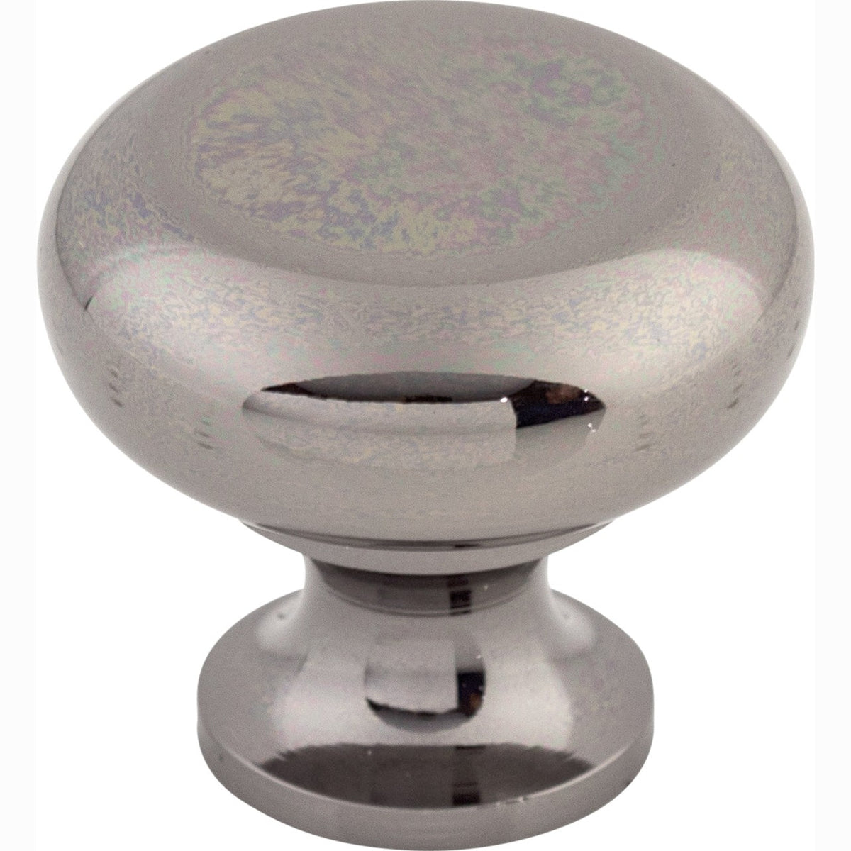Top Knobs Flat Series 1-1/4"L Knob, Black Nickel
