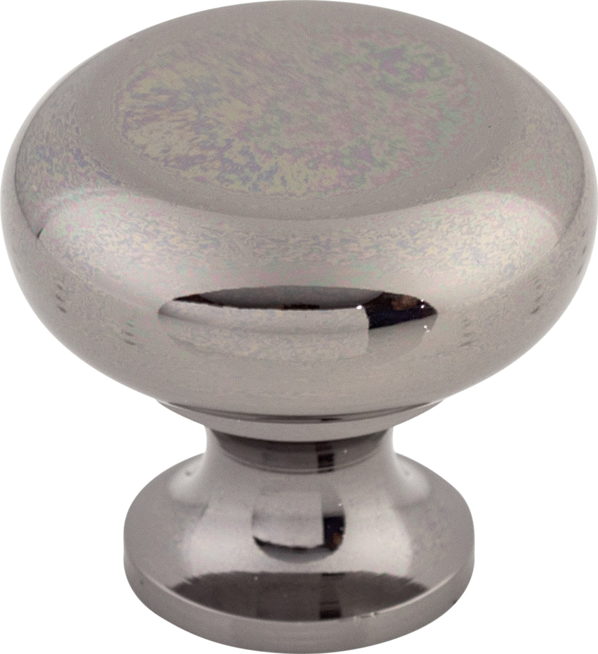 Top Knobs Flat Series 1-1/4"L Knob, Black Nickel