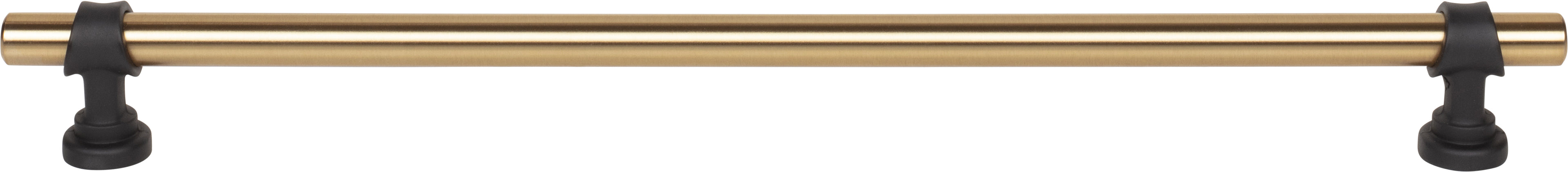 Top Knobs Bit Series 12"(304mm) CC Pull, Honey Bronze and Flat Black