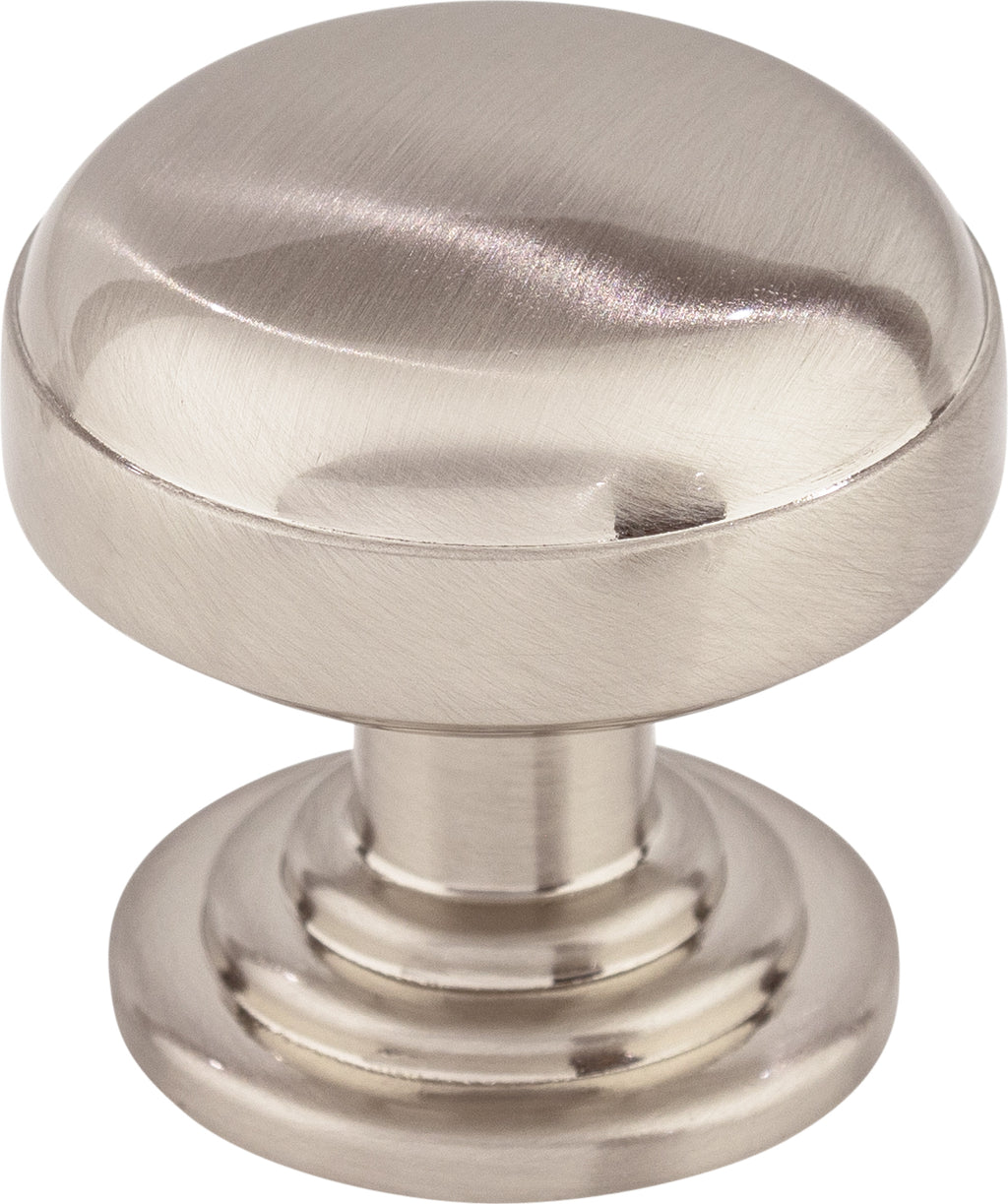 Top Knobs Ellis Series 1-1/4"L Knob, Brushed Satin Nickel