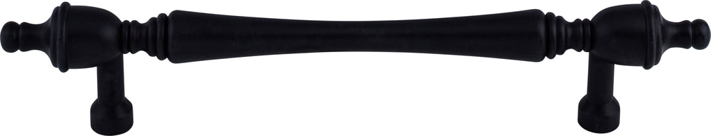 Top Knobs Somerset Finial Series 7"(178mm) CC Pull, Patina Black