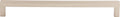 Top Knobs Square Series 8-13/16"(223mm) CC Bar Pull, Brushed Satin Nickel