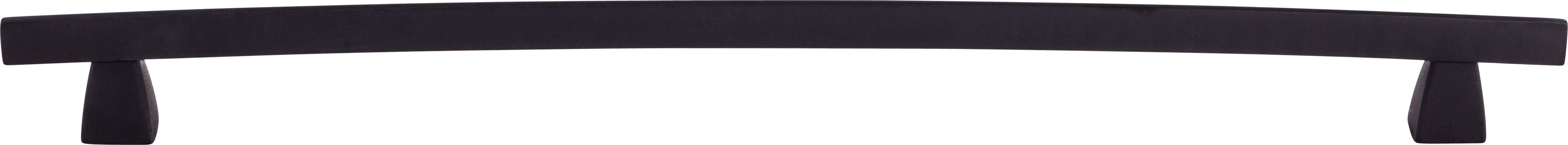 Top Knobs Arched Series 12"(304mm) CC Pull, Flat Black