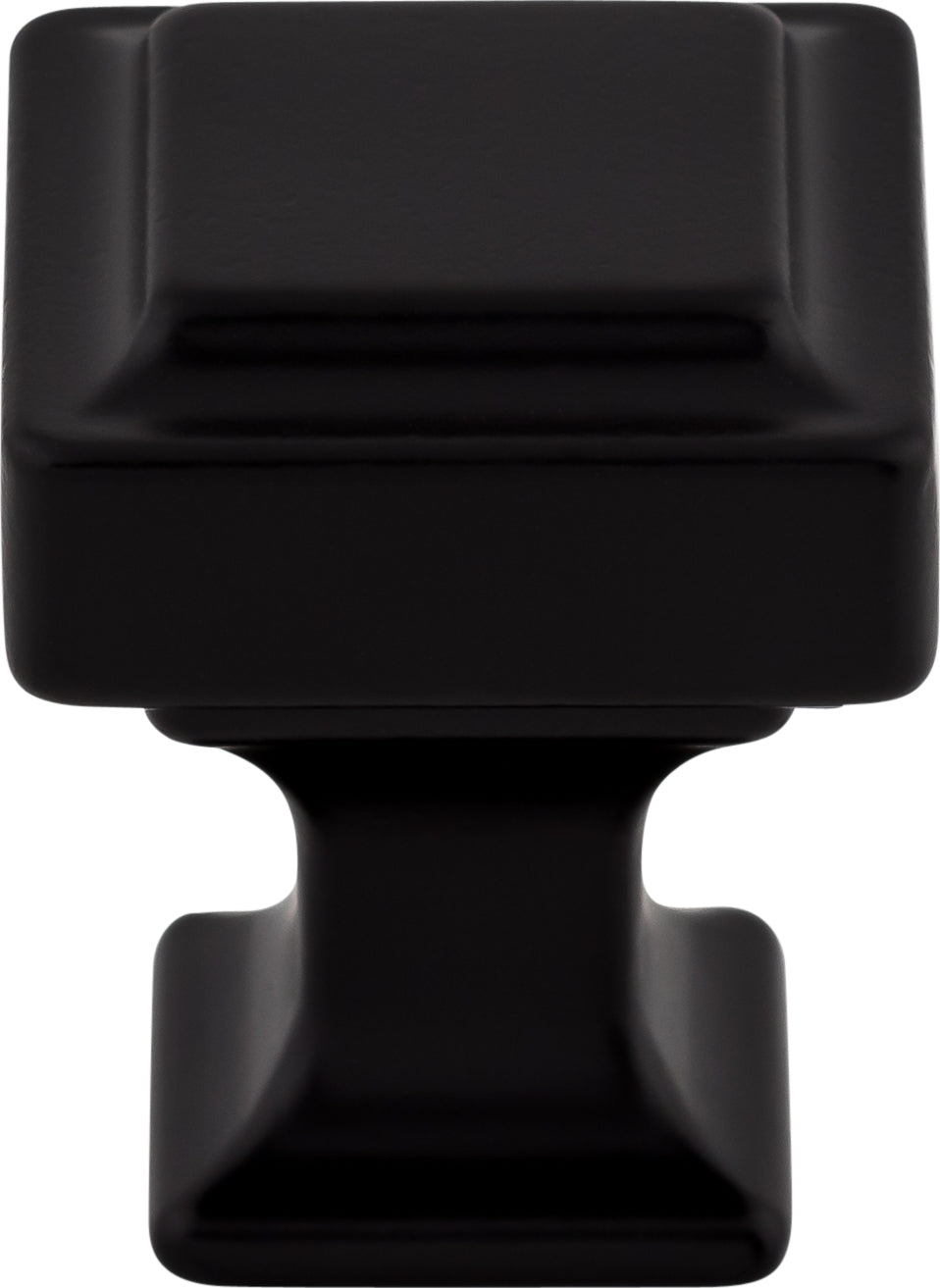 Top Knobs Ascendra Series 1"L Knob, Flat Black
