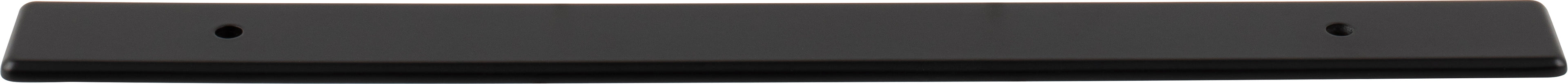 Top Knobs Radcliffe Series 7-9/16"(192mm) CC Backplate, Flat Black