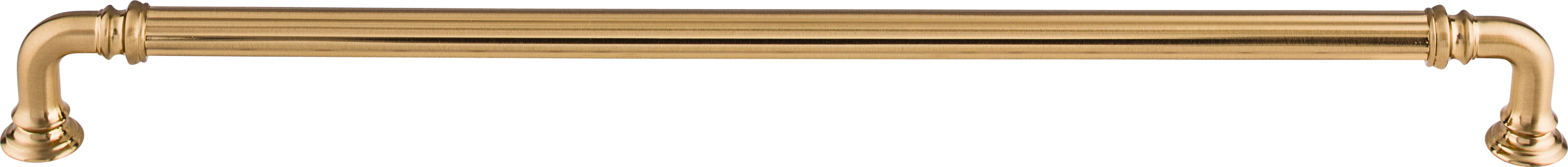 Top Knobs Reeded Series 12"(304mm) CC Pull, Honey Bronze