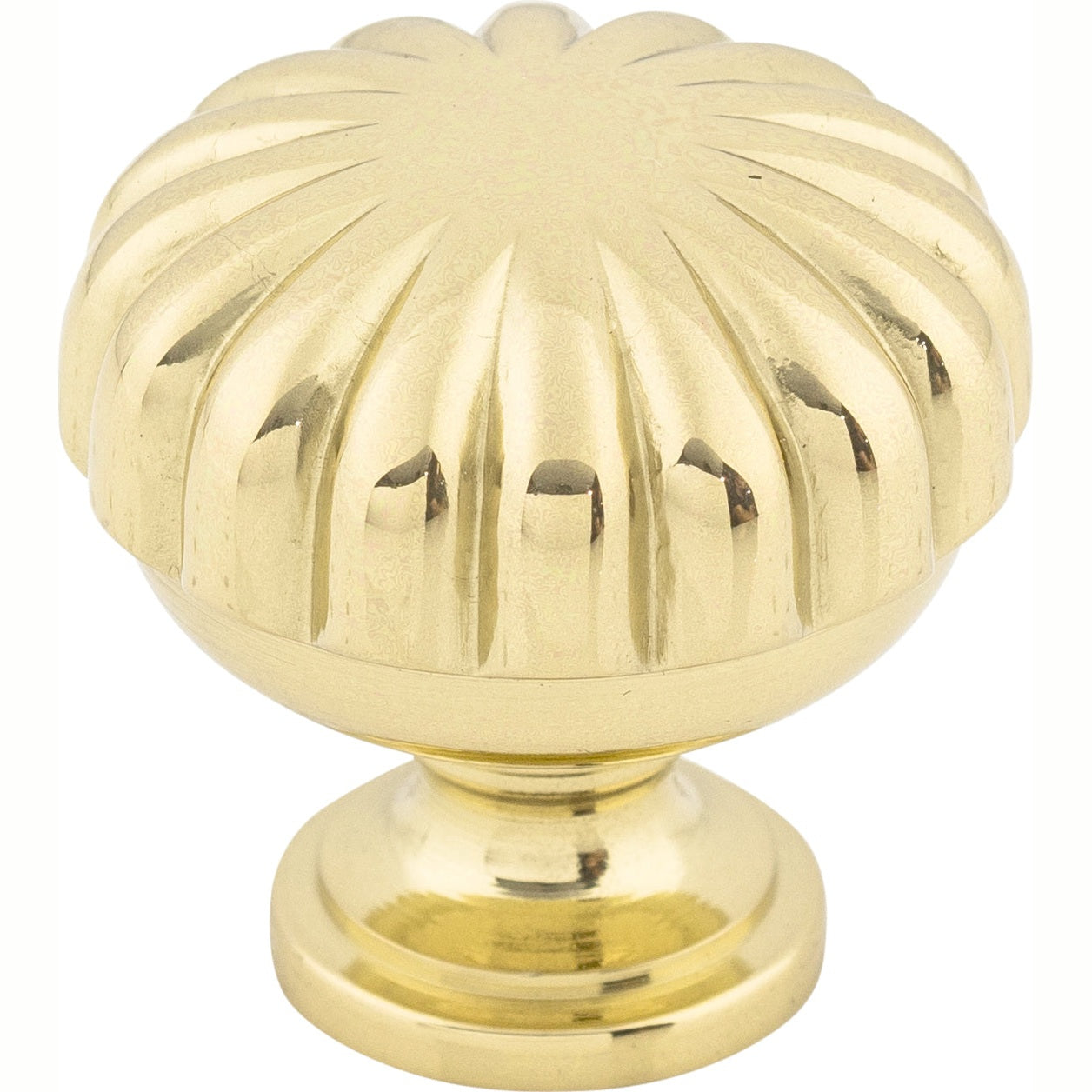 Top Knobs Melon Series 1-1/4"L Knob, Polished Brass