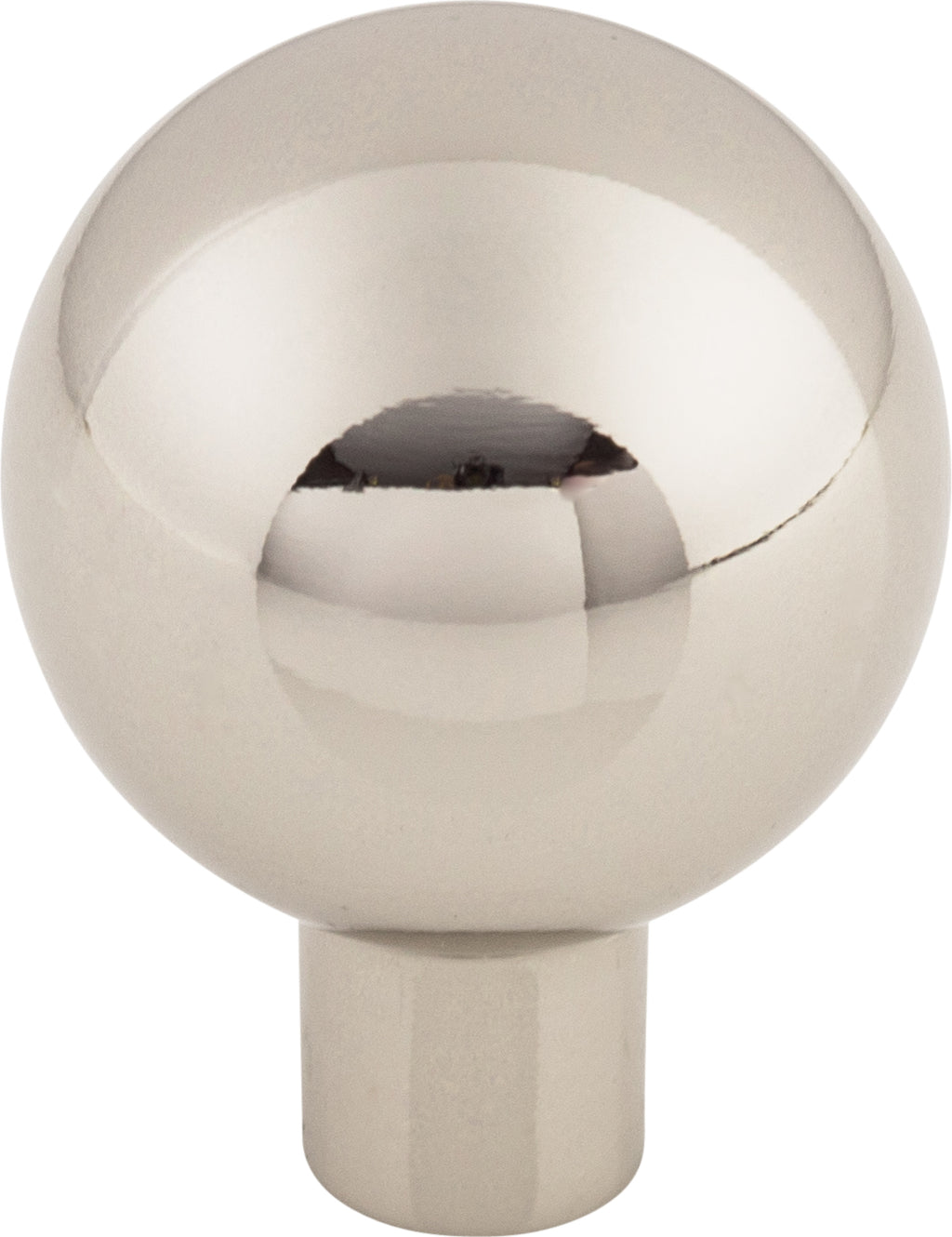 Top Knobs Brookline Series 1-1/8"L Knob, Polished Nickel
