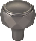Top Knobs Kingsmill Series 1-3/8"L Knob, Ash Gray