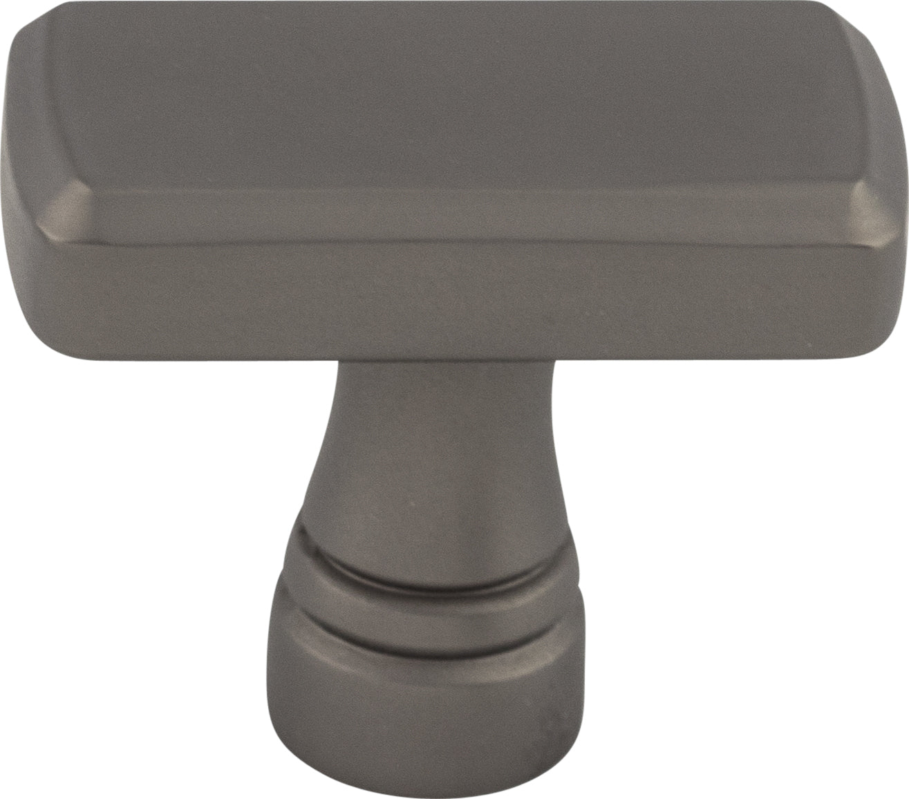 Top Knobs Kingsbridge Series 1-3/8"L Knob, Ash Gray