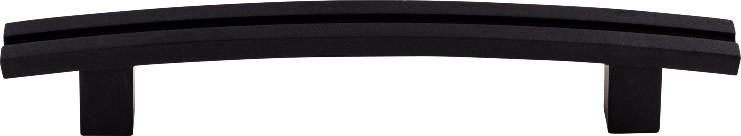 Top Knobs Inset Rail Series 5"(127mm) CC Pull, Flat Black