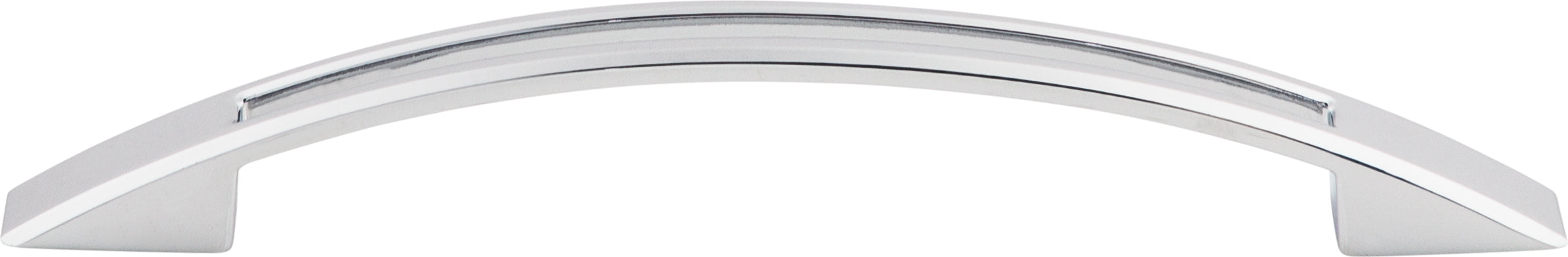 Top Knobs Tango Series 5-1/16"(128mm) CC Cut Out Pull, Polished Chrome