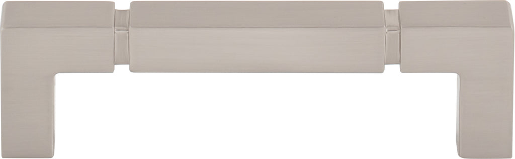 Top Knobs Langston Series 3-3/4"(95mm) CC Pull, Brushed Satin Nickel