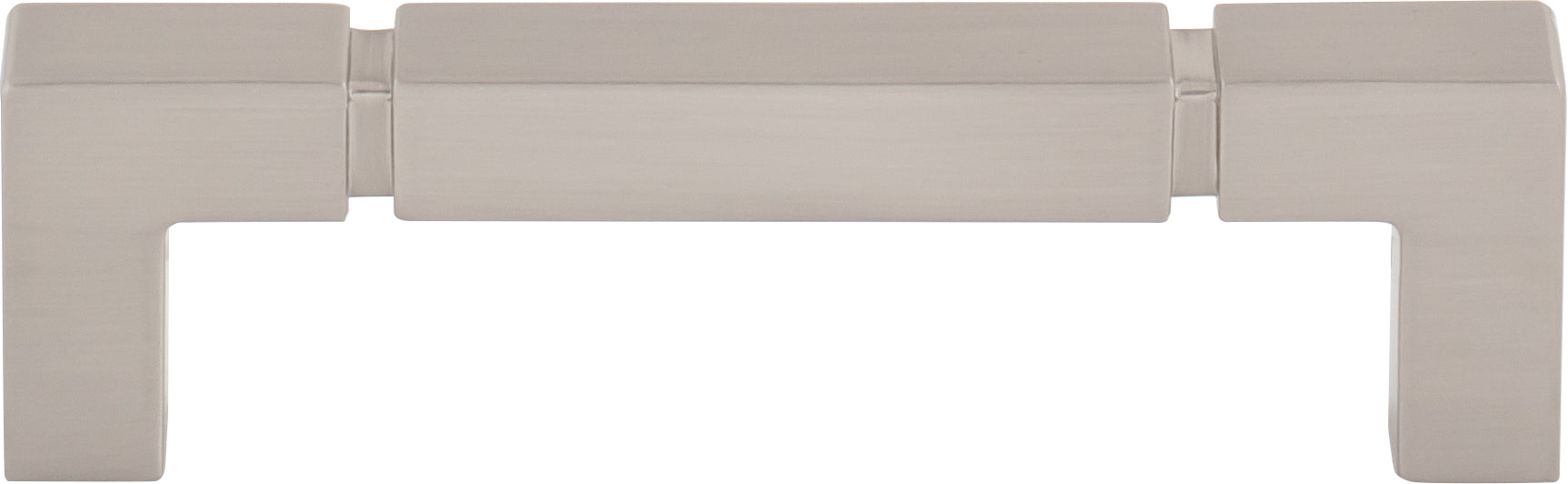 Top Knobs Langston Series 3-3/4"(95mm) CC Pull, Brushed Satin Nickel