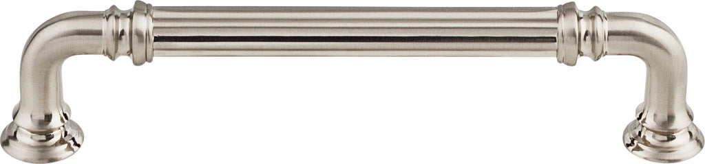 Top Knobs Reeded Series 5"(127mm) CC Pull, Brushed Satin Nickel