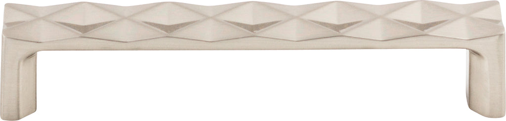 Top Knobs Quilted Series 5-1/16"(128mm) CC Pull, Brushed Satin Nickel