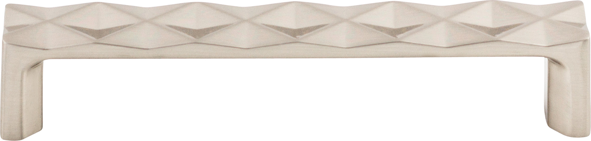 Top Knobs Quilted Series 5-1/16"(128mm) CC Pull, Brushed Satin Nickel