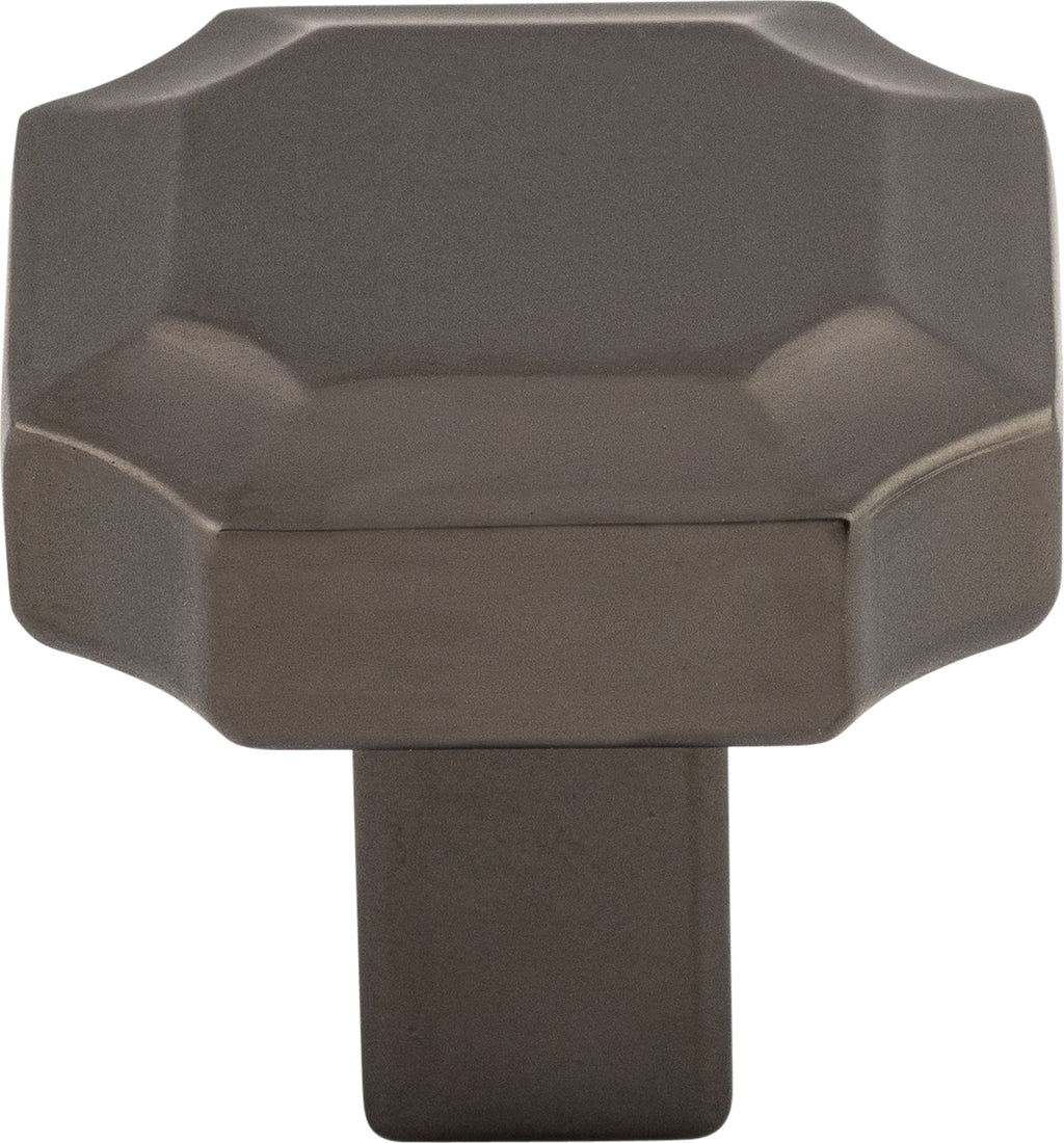 Top Knobs Davenport Series 1-1/4"L Knob, Ash Gray