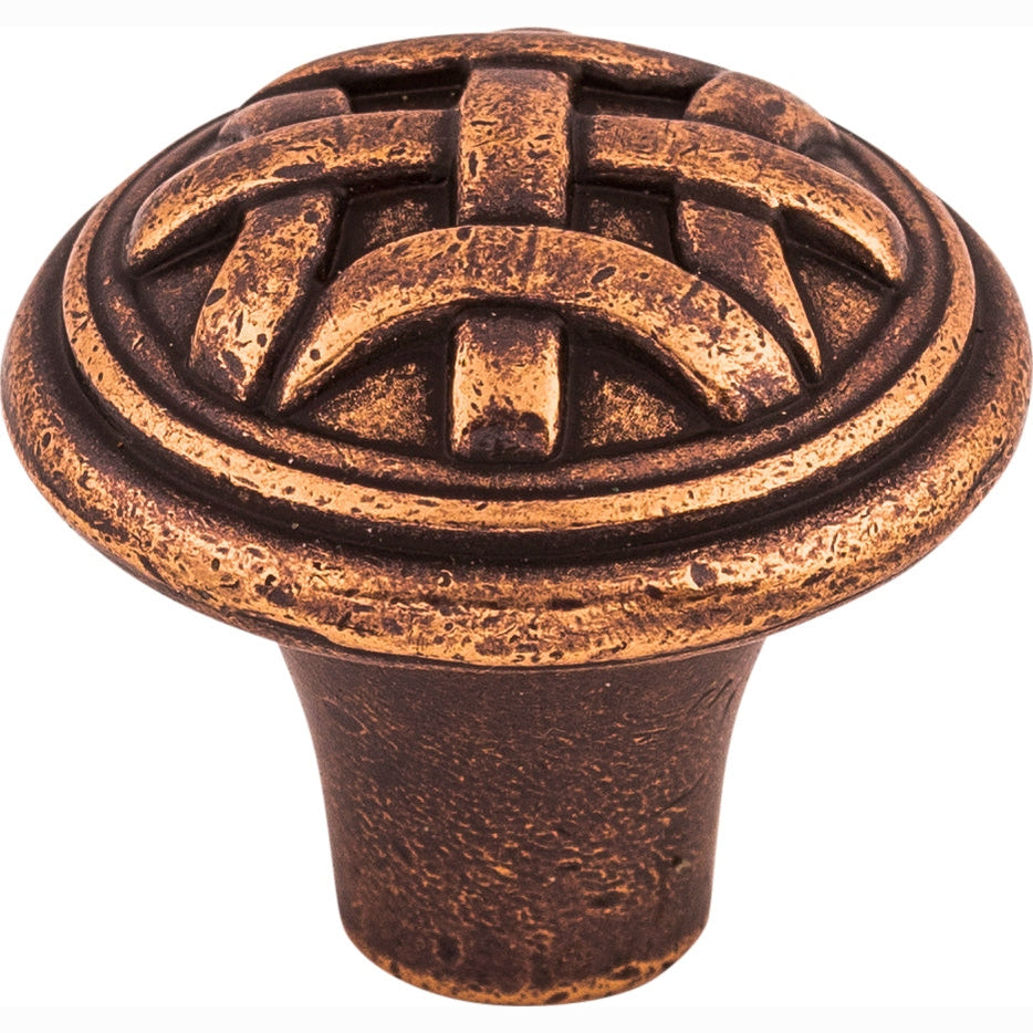 Top Knobs Celtic Series 1"L Knob, Old English Copper