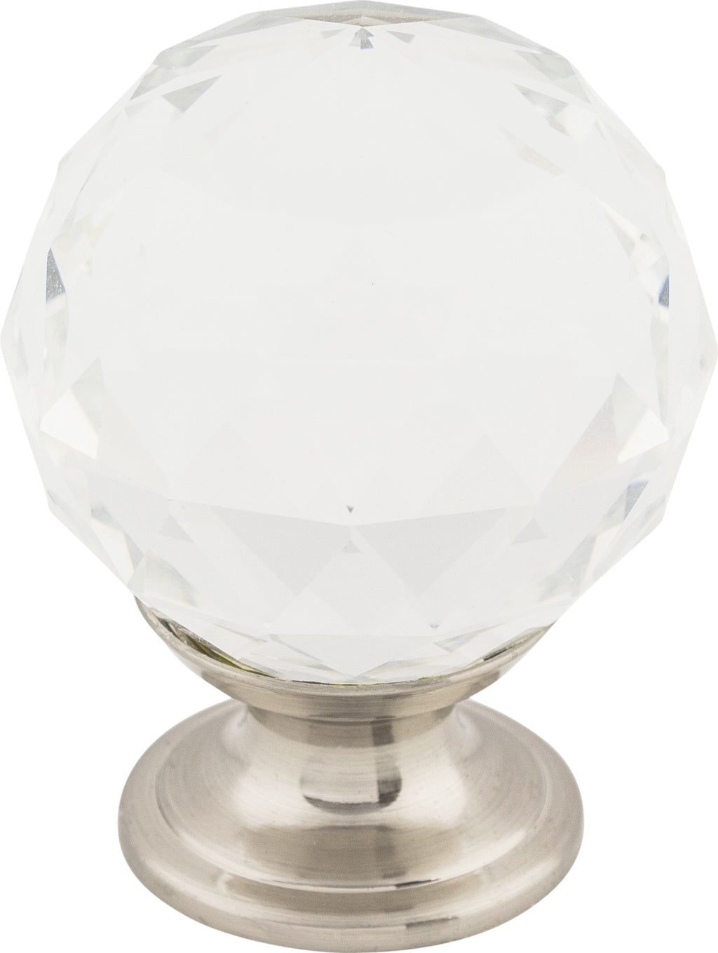 Top Knobs Clear Crystal Series 1-3/8"L Knob, 