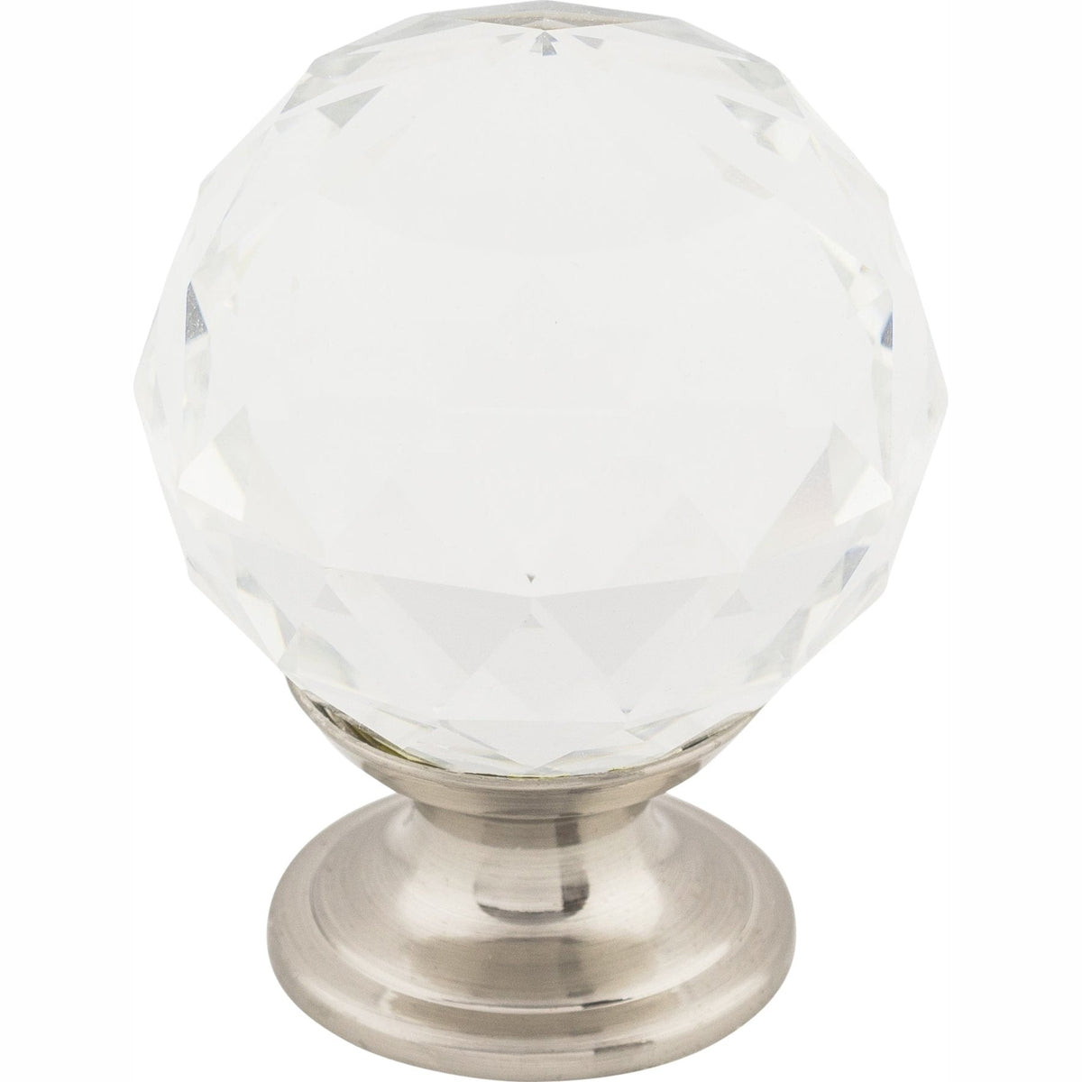 Top Knobs Clear Crystal Series 1-3/8"L Knob, 